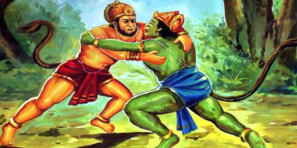 हनुमान और बाली के युद्ध हनुमान और बाली के युद्ध
